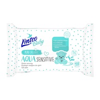 Detské vlhčené obrúsky Linteo Baby AQUA SENSITIVE 48 ks