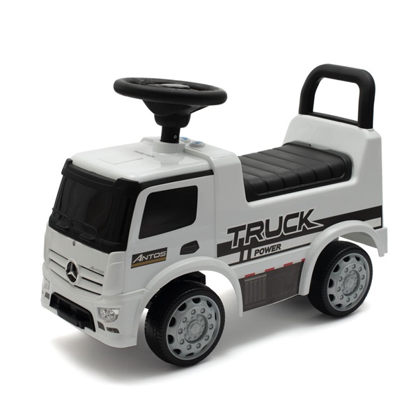 Detské odrážadlo so zvukom Mercedes Baby Mix KAMIÓN biele