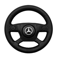 Detské odrážadlo so zvukom Mercedes Baby Mix KAMIÓN biele