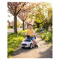 Detské odrážadlo so zvukom Baby Mix RACER biele