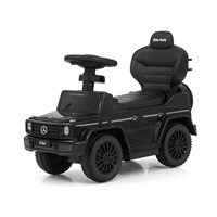 Detské odrážadlo s vodiacou tyčou MERCEDES G350d Milly Mally čierne
