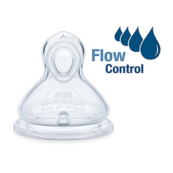 Náustok Flow Control Nuk 6-18 m  2 ks