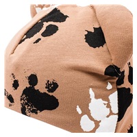 Dojčenská bavlnená čiapka s uškami New Baby labka horčicová