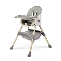 Jedálenská stolička 2v1 CARETERO Bill grey