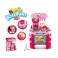 Detská kuchynka Little Chef Baby Mix ružová 32 ks