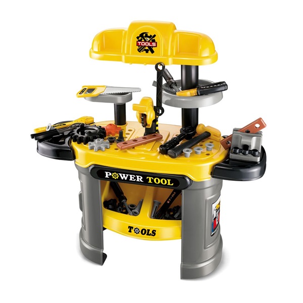 Detská dielňa Baby Mix Baby Mix Power Tool žltá