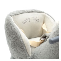 Hojdacia hračka s melódiou Baby Mix koník sivý