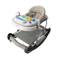 Detské chodítko s hojdačkou a siikónovými kolieskami 3v1 New Baby Magic Sea World II