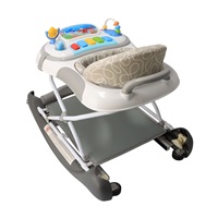 Detské chodítko s hojdačkou a siikónovými kolieskami 3v1 New Baby Magic Sea World II