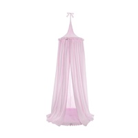 Závesný stropný luxusný baldachýn + podložka Belisima ružový