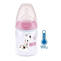 Dojčenská fľaša NUK First Choice Temperature Control 150 ml pink