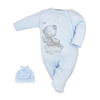 Dojčenský overal s čiapočkou Koala Angel modrý