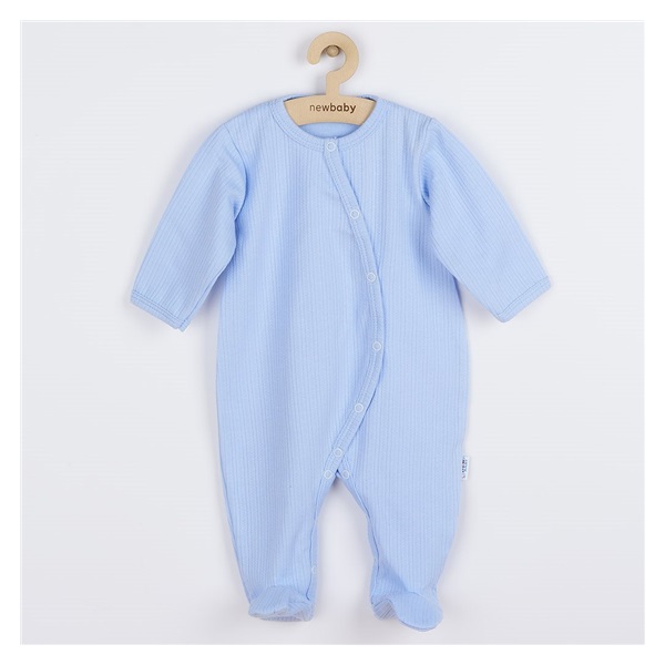 Dojčenský bavlnený overal New Baby Sweetie modrý