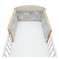 3-dielne posteľné obliečky New Baby 100/135 cm lama sivo-horčicové