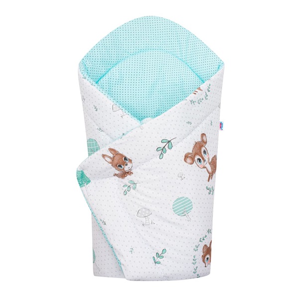 Detská zavinovačka New Baby Srnka mätová