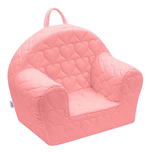 Detské kresielko z Velvet New Baby Srdiečka ružové