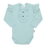 Dojčenské body New Baby Stripes ľadovo modré