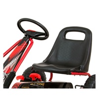 Detská šliapacia motokára Go-kart Milly Mally Thor červená