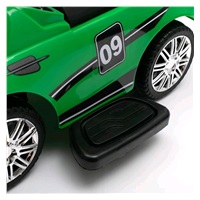 Detské odrážadlo so zvukom a vodiacou tyčou Baby Mix RACER biele (poškodený obal)