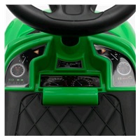 Detské odrážadlo so zvukom a vodiacou tyčou Baby Mix RACER biele (poškodený obal)