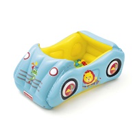 Detské nafukovacie autíčko Fisher-Price s loptičkami 119x79x51 cm