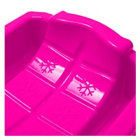 Plastové boby s brzdami Baby Mix KAROL ružové
