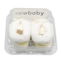 Dojčenské zimné capačky New Baby bežové 3-6 m