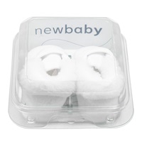 Dojčenské zimné semiškové capačky ku krstu New Baby 3-6 m chlapec