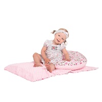 Detská deka z Minky New Baby Zvieratká sivá 80x102 cm