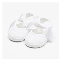 Dojčenské krajkové capačky New Baby biela 0-3 m