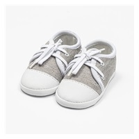 Dojčenské tenisky capačky New Baby jeans sivá 6-12 m