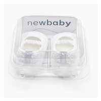 Dojčenské krajkové baletky capačky New Baby biela 6-12 m