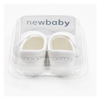 Dojčenské capačky New Baby biela 12-18 m