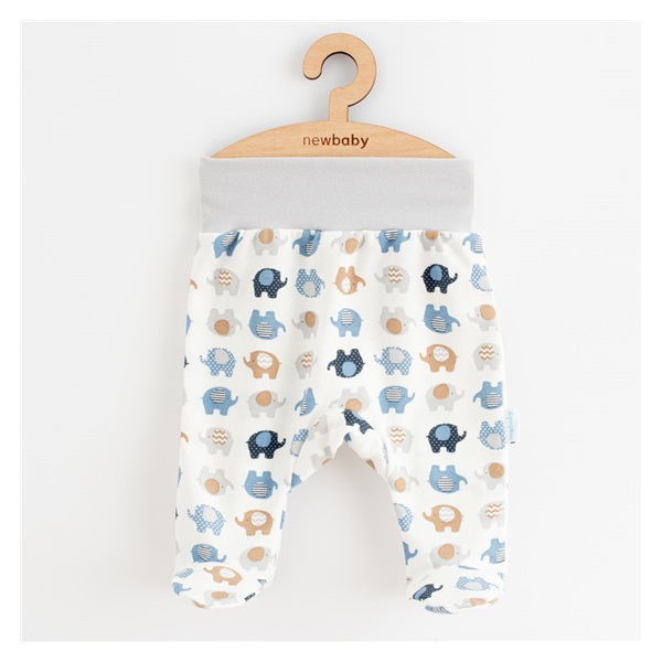 Dojčenské bavlnené polodupačky New Baby Magic elephant