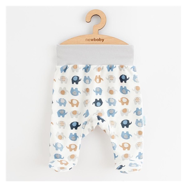 Dojčenské bavlnené polodupačky New Baby Magic elephant