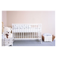 Detská postieľka New Baby BASIC biela