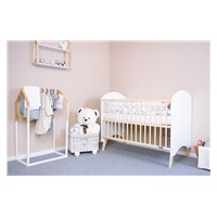Detská postieľka New Baby BELLA biela-prírodná