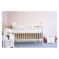 Detská postieľka New Baby BELLA biela-prírodná
