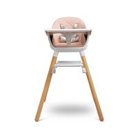 Jedálenská stolička CARETERO Bravo pink