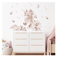 Samolepka na stenu Boho unicorn