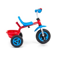Detská trojkolka Milly Mally Boby TURBO Cool Red