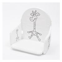 Vložka do drevených jedálenských stoličiek typu New Baby Victory biela žirafa