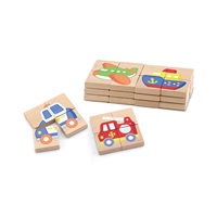 Detské drevené magnetické puzzle Viga