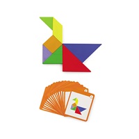Drevený magnetický tangram Viga