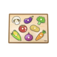 Drevené vkladacie puzzle zelenina Viga