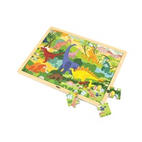 Drevené puzzle 48 dielikov Viga Dinosauri