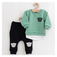 Dojčenská súprava tričko a tepláčky New Baby Brave Bear ABS zelená