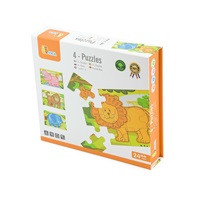 Drevené puzzle Safari Viga