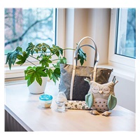 Plyšová hračka s hrkálkou Baby Ono Sova mätová