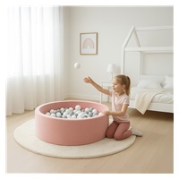 Detský suchý bazén s loptičkami New Baby ružová